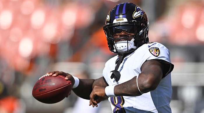 Baltimore Ravens quarterback Lamar Jackson